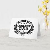 Der Coolste Vater der Welt Karte (Gelbe Blume)