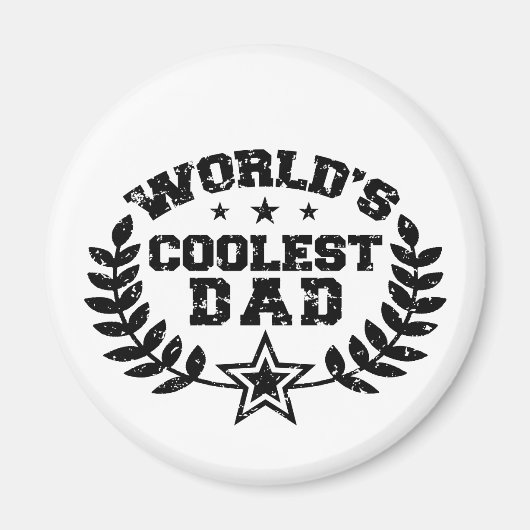 Der Coolste Vater der Welt Magnet (Vorne)