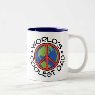 Der Coolste Vater der Welt Zweifarbige Tasse