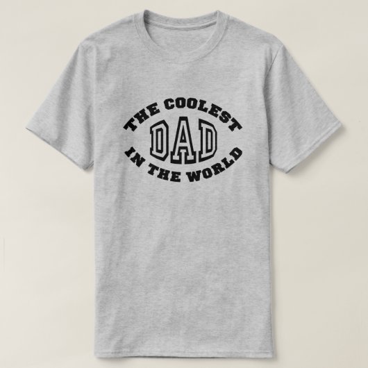 Der coolste Vater in der Welt T-Shirt (Design vorne)