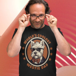Der Coolste Westie Vater West Highland Terrier T-Shirt