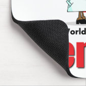 Der coolste Zahnarzt der Welt Mousepad (Ecke)