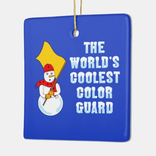 Der Coolstste Farbwächter der Welt Keramikornament (Links)