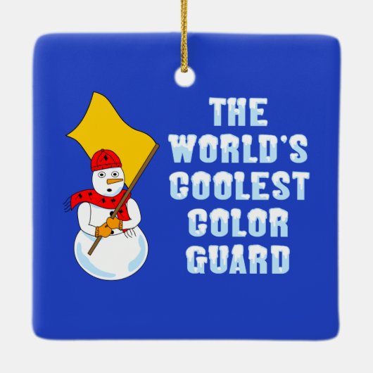 Der Coolstste Farbwächter der Welt Keramikornament (Rückseite)