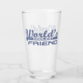 Der Coolstste Freund der Welt Glas (Rückseite)