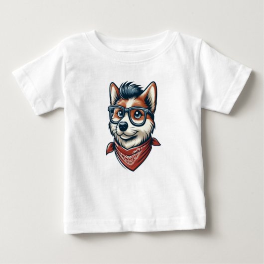 Der coolstste Hund Baby T-shirt (Vorderseite)