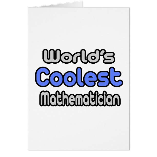 Der Coolstste Mathematiker der Welt (Vorne)