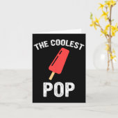Der Coolstste Pop Vathers Day Funny World Karte (Gelbe Blume)