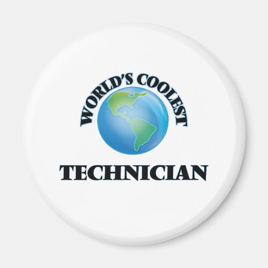Der coolstste Techniker der Welt Magnet (Vorne)