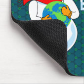 Der Coolstste Umweltingenieur der Welt Mousepad (Ecke)