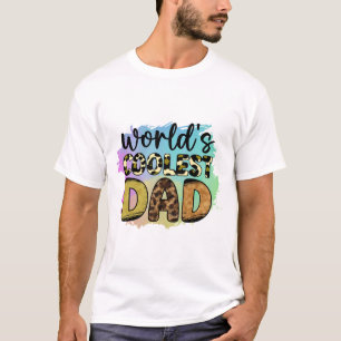 Der Coolstste Vater der Welt - farbenfroh T-Shirt