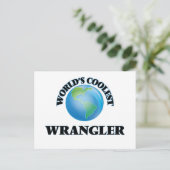 Der coolstste Wrangler der Welt Postkarte (Stehend Vorderseite)