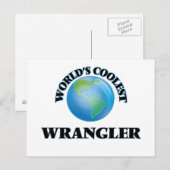 Der coolstste Wrangler der Welt Postkarte (Vorne/Hinten)