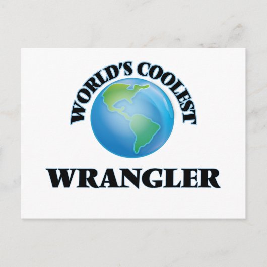 Der coolstste Wrangler der Welt Postkarte (Vorderseite)