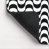 Der Copacabana-Bürgersteig, Rio de Janeiro, Brasil Mousepad (Ecke)