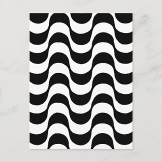 Der Copacabana-Bürgersteig, Rio de Janeiro, Brasil Postkarte