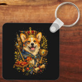 Der Corgi-König Schlüsselanhänger (Rückseite)