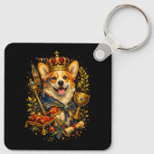 Der Corgi-König Schlüsselanhänger (Rückseite)