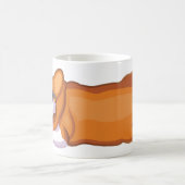 Der Corgi Sploot Kaffeetasse (Mittel)