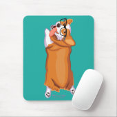 Der Corgi Sploot Mousepad (Mit Mouse)