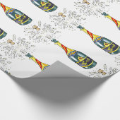 Der Cork Popped Geschenkpapier (Ecke)