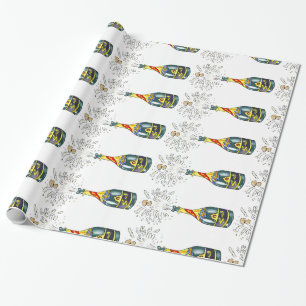 Der Cork Popped Geschenkpapier
