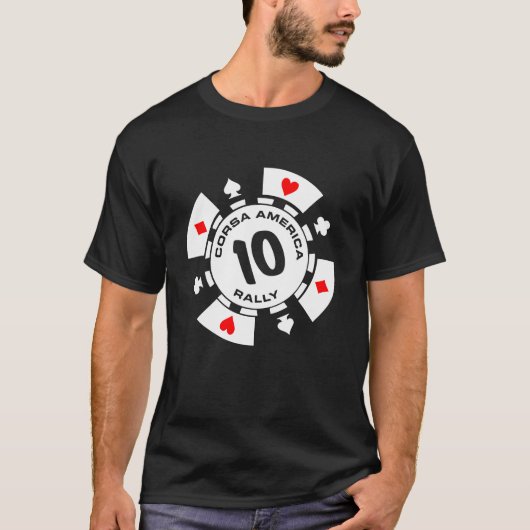 Der Corsa der Männer Poker-Chip-T - T-Shirt (Vorderseite)
