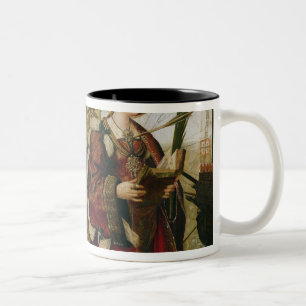 Der Cortege der Relikte von St. Auta Zweifarbige Tasse
