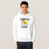 Der Couch-König Hoodie (Vorne ganz)