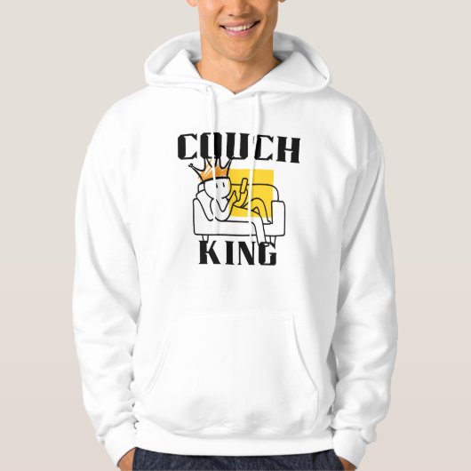 Der Couch-König Hoodie (Vorderseite)