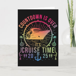 Der Countdown ist vorbei, es ist Kreuzfahrtzeit Kr Karte