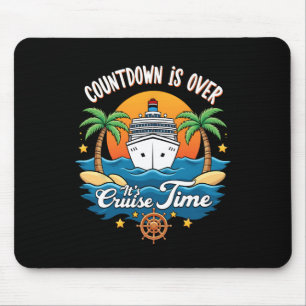 Der Countdown Ist Vorbei Es Ist Kreuzfahrtzeit Män Mousepad