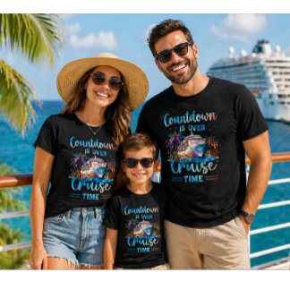 Der Countdown Ist Vorbei, Es Ist Kreuzfahrtzeit - T-Shirt