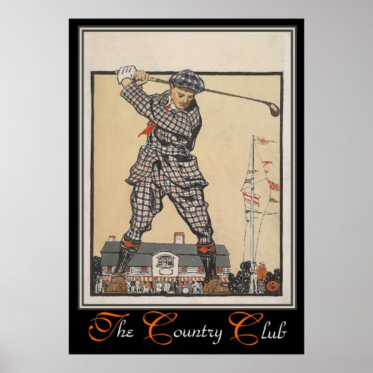 Der Country Club Print Poster (Vorne)