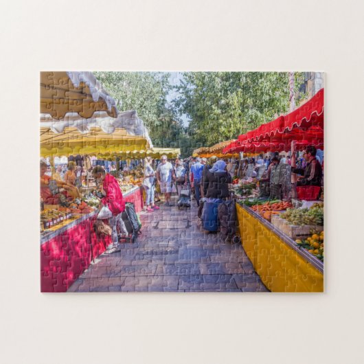 Der Cours Lafayette Market, Place Louis Blanc Puzzle (Horizontal)