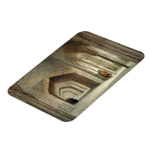 Der Court Room der Alhambra, Granada, 1853 (beleuc Magnet (Linke Seite)