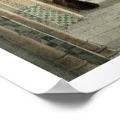 Der Court Room der Alhambra, Granada, 1853 (beleuc Poster (Ecke)