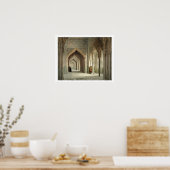 Der Court Room der Alhambra, Granada, 1853 (beleuc Poster (Küche)