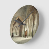 Der Court Room der Alhambra, Granada, 1853 (beleuc Runde Wanduhr (Winkel)