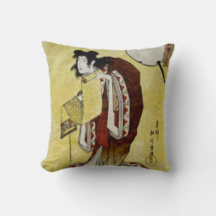 Der Courtesan Manju-dayu Kissen