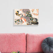 Der Courtesan mit Katze Kitagawa Utamaro geisha Leinwanddruck (Insitu (Wohnzimmer))