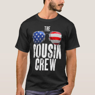 Der Cousin Crew American Flag Patriot USA 4. T-Shirt