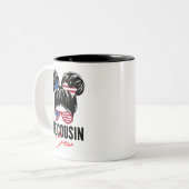 Der Cousin Crew Us Messy Bun Tasse (Vorderseite Links)