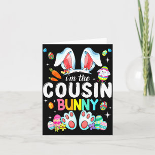 Der Cousin-Hase Lustiger Ostertag Familien-Matchin Karte