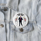 Der covide Trump-Tanz Button (Beispiel)