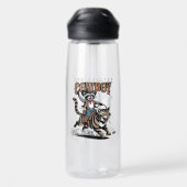 Der Cowboy | 750ml Trinkflasche (Rückseite)