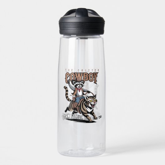 Der Cowboy | 750ml Trinkflasche (Vorne)