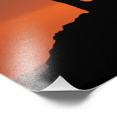 Der Cowboy am Fuße der digitalen Kreuzung Fotodruck (Ecke)