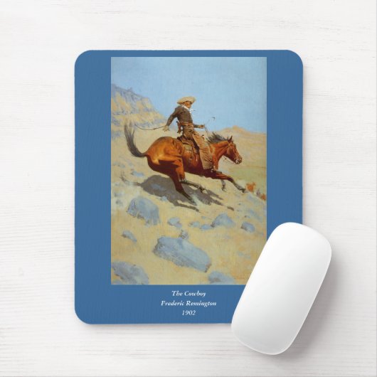 Der Cowboy Frederic Remingtons (1902) Mousepad (Mit Mouse)