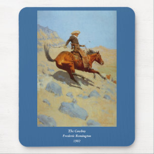 Der Cowboy Frederic Remingtons (1902) Mousepad